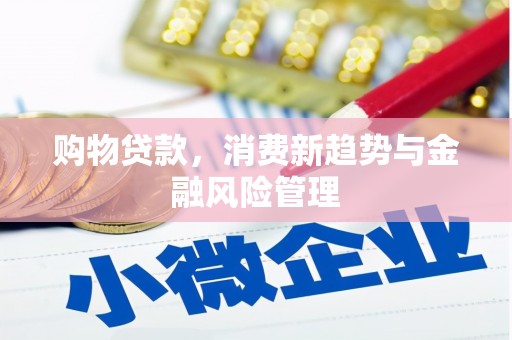华龙购物贷款，消费新趋势与金融风险管理