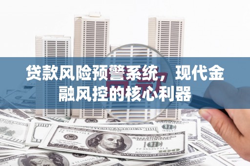 华龙贷款风险预警系统，现代金融风控的核心利器