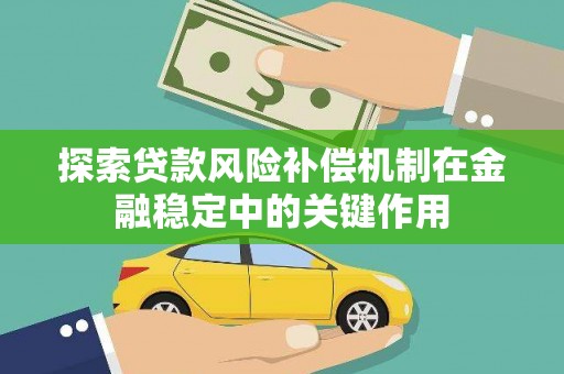 华龙探索贷款风险补偿机制在金融稳定中的关键作用