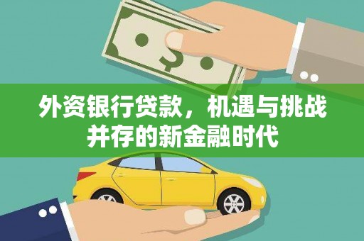 华龙外资银行贷款，机遇与挑战并存的新金融时代
