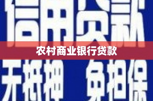 华龙农村商业银行贷款