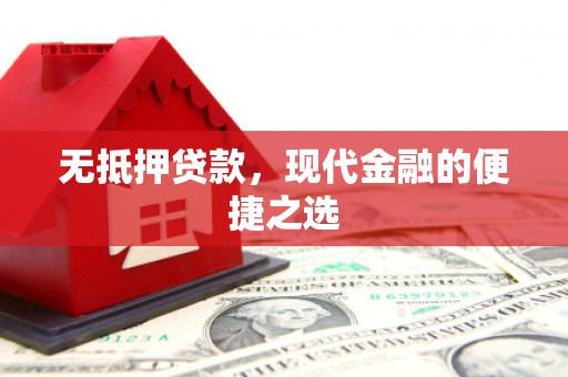 华龙无抵押贷款，现代金融的便捷之选