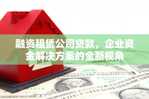 华龙融资租赁公司贷款，企业资金解决方案的全新视角
