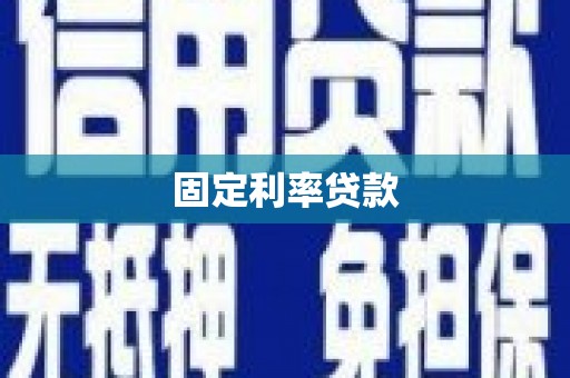 华龙固定利率贷款