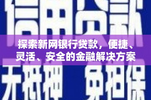 华龙探索新网银行贷款，便捷、灵活、安全的金融解决方案