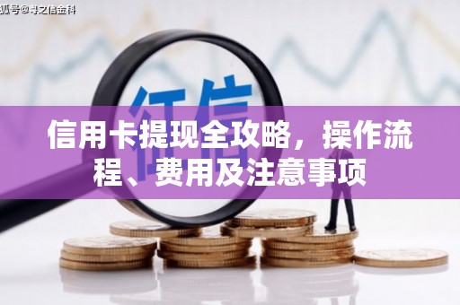 华龙信用卡提现全攻略，操作流程、费用及注意事项