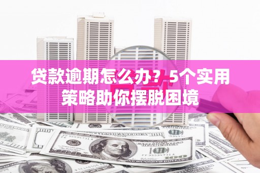 华龙贷款逾期怎么办？5个实用策略助你摆脱困境