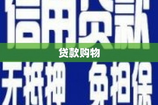 华龙贷款购物