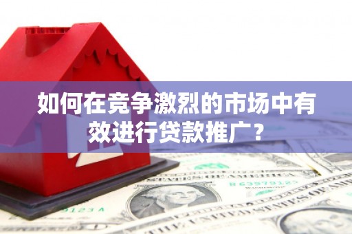 华龙如何在竞争激烈的市场中有效进行贷款推广？