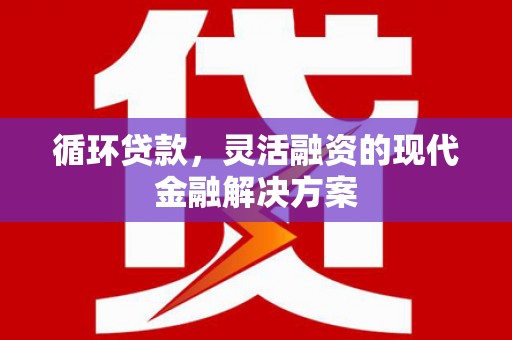 华龙循环贷款，灵活融资的现代金融解决方案