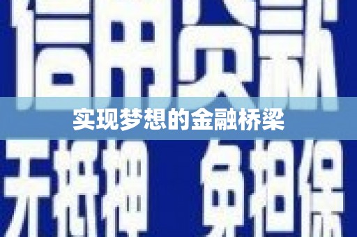 华龙实现梦想的金融桥梁