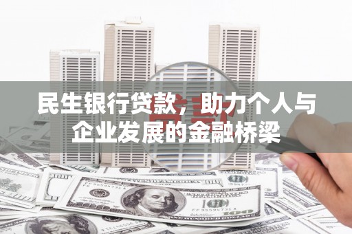 华龙民生银行贷款，助力个人与企业发展的金融桥梁