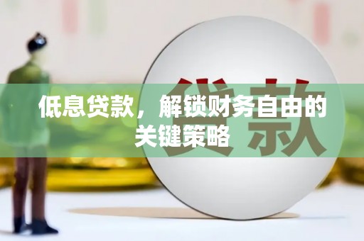 华龙低息贷款，解锁财务自由的关键策略