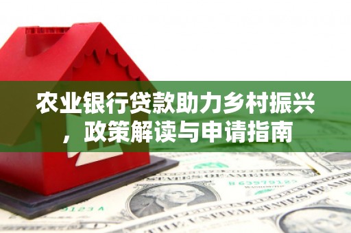 华龙农业银行贷款助力乡村振兴，政策解读与申请指南