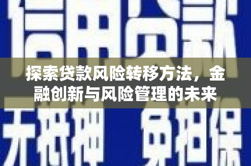 华龙探索贷款风险转移方法，金融创新与风险管理的未来