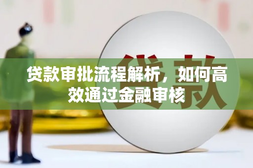 华龙贷款审批流程解析，如何高效通过金融审核