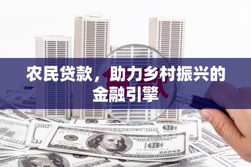 华龙农民贷款，助力乡村振兴的金融引擎