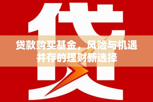华龙贷款购买基金，风险与机遇并存的理财新选择