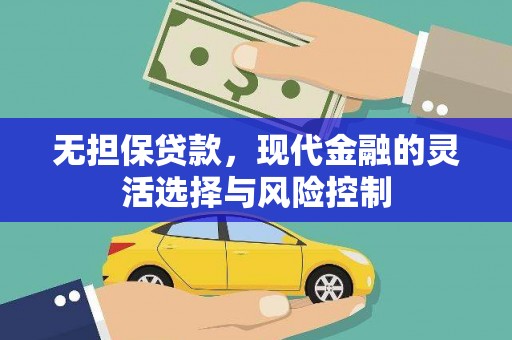 华龙无担保贷款，现代金融的灵活选择与风险控制