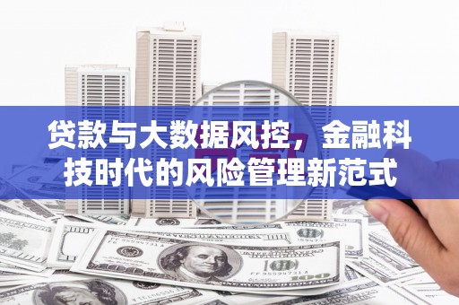 华龙贷款与大数据风控，金融科技时代的风险管理新范式