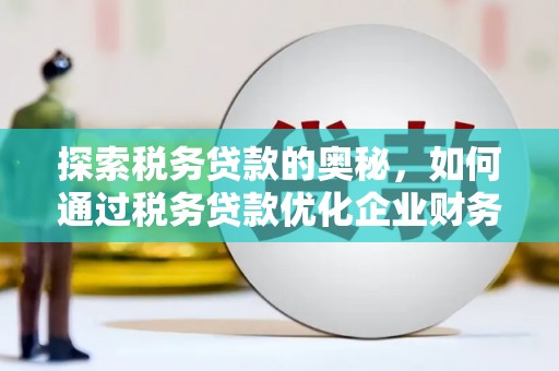 华龙探索税务贷款的奥秘，如何通过税务贷款优化企业财务