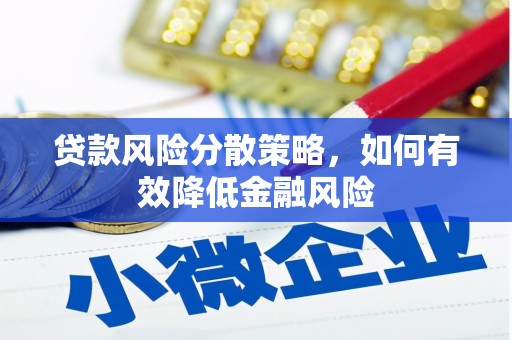 华龙贷款风险分散策略，如何有效降低金融风险