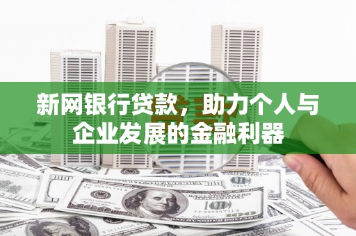 华龙新网银行贷款，助力个人与企业发展的金融利器