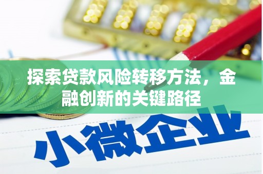华龙探索贷款风险转移方法，金融创新的关键路径