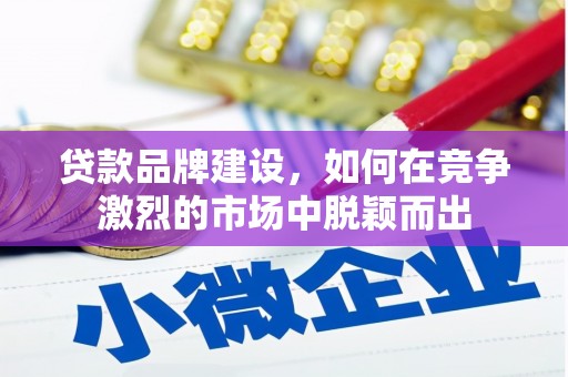 华龙贷款品牌建设，如何在竞争激烈的市场中脱颖而出