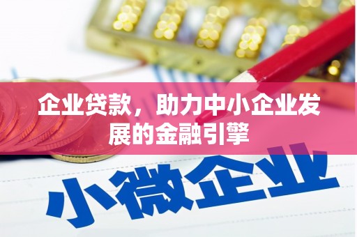 华龙企业贷款，助力中小企业发展的金融引擎