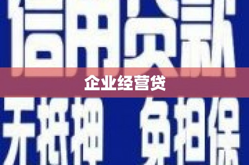 华龙企业经营贷