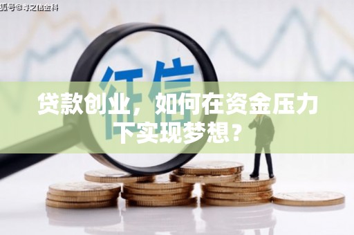 华龙贷款创业，如何在资金压力下实现梦想？