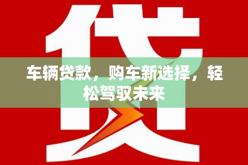 华龙车辆贷款，购车新选择，轻松驾驭未来