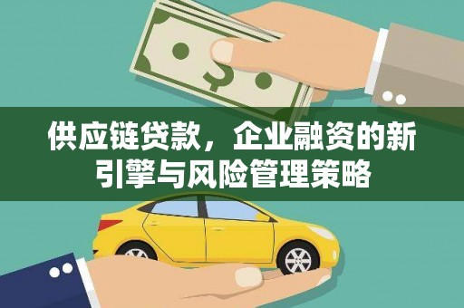 华龙供应链贷款，企业融资的新引擎与风险管理策略