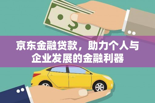 华龙京东金融贷款，助力个人与企业发展的金融利器