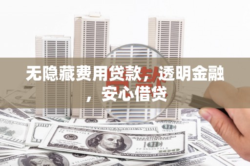 华龙无隐藏费用贷款，透明金融，安心借贷