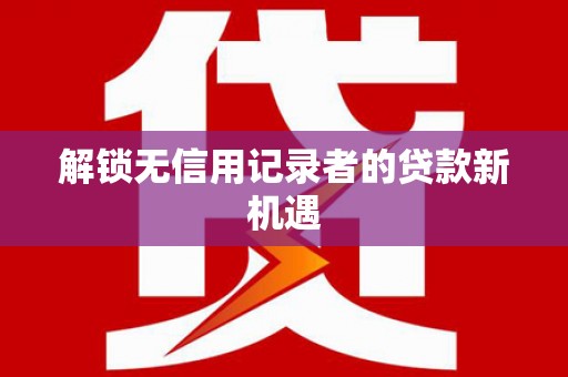 华龙解锁无信用记录者的贷款新机遇