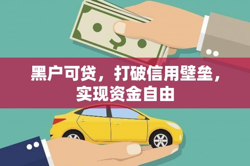 华龙黑户可贷，打破信用壁垒，实现资金自由