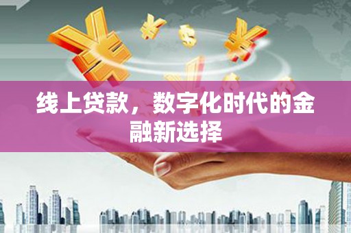 华龙线上贷款，数字化时代的金融新选择