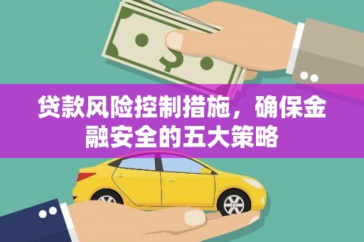华龙贷款风险控制措施，确保金融安全的五大策略
