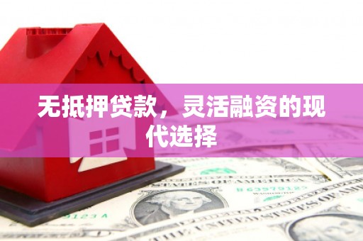 华龙无抵押贷款，灵活融资的现代选择
