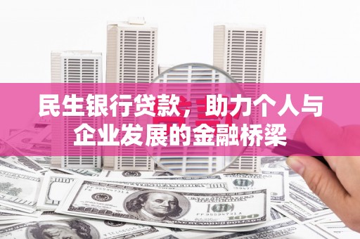 华龙民生银行贷款，助力个人与企业发展的金融桥梁