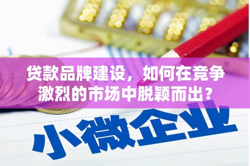 华龙贷款品牌建设，如何在竞争激烈的市场中脱颖而出？