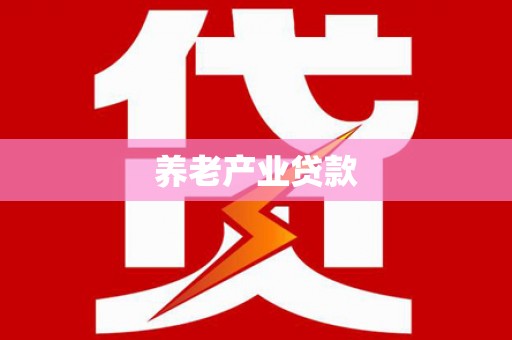 华龙养老产业贷款