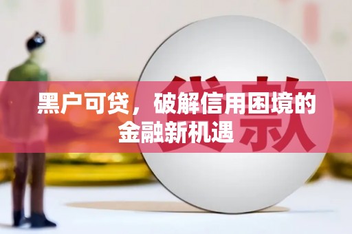 华龙黑户可贷，破解信用困境的金融新机遇