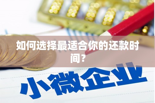 华龙如何选择最适合你的还款时间？