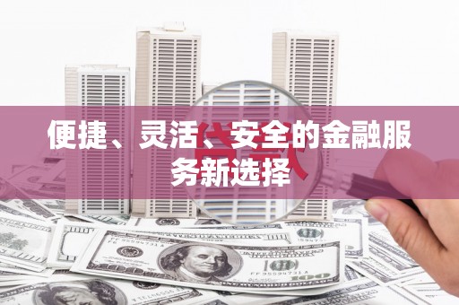 华龙便捷、灵活、安全的金融服务新选择