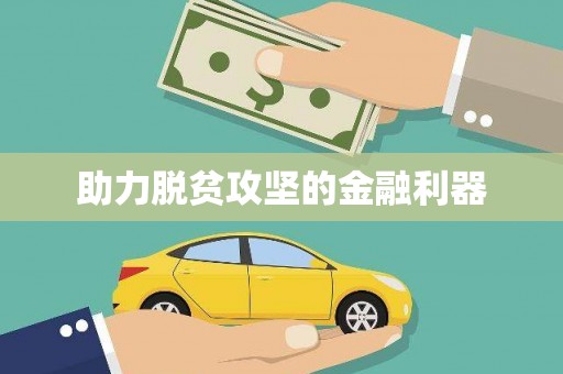 华龙助力脱贫攻坚的金融利器