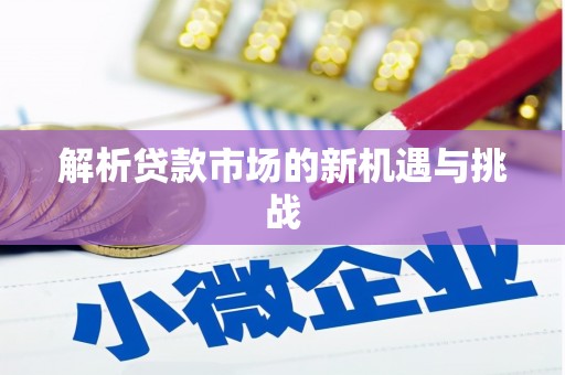 华龙解析贷款市场的新机遇与挑战