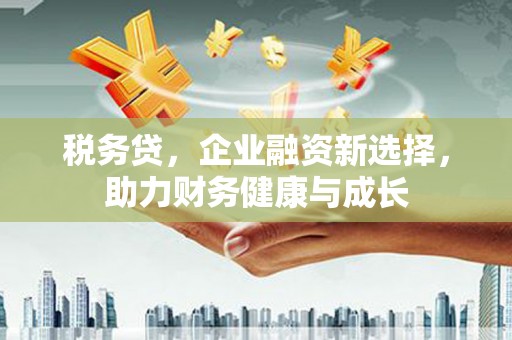 华龙税务贷，企业融资新选择，助力财务健康与成长